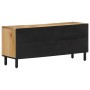 Mueble de TV madera maciza de mango 105x33x46 cm de , Muebles TV - Ref: Foro24-356891, Precio: 98,47 €, Descuento: %