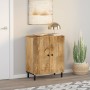 Armario auxiliar madera maciza de mango 60x33x75 cm de , Aparadores - Ref: Foro24-356893, Precio: 132,06 €, Descuento: %