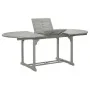 Mesa de jardín madera maciza de acacia gris 200x100x75 cm de vidaXL, Mesas de jardín - Ref: Foro24-47277, Precio: 170,67 €, D...