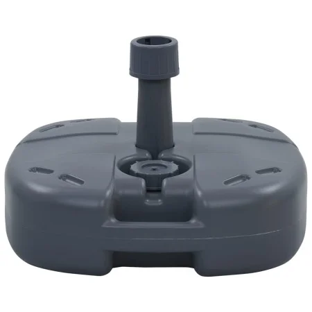 Base de sombrilla portátil rellenable con arena/agua gris de vidaXL, Bases para sombrillas - Ref: Foro24-47684, Precio: 38,78...