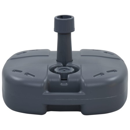Base de sombrilla portátil rellenable con arena/agua gris de vidaXL, Bases para sombrillas - Ref: Foro24-47684, Precio: 42,05...