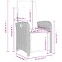 Set comedor de jardín 5 piezas con cojines ratán sintético gris de , Conjuntos de jardín - Ref: Foro24-3277342, Precio: 655,4...