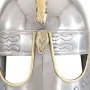 Réplica de casco Beowulf antiguo LARP acero plateado de vidaXL, Armas coleccionables - Ref: Foro24-286232, Precio: 71,03 €, D...