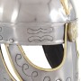 Réplica de casco Beowulf antiguo LARP acero plateado de vidaXL, Armas coleccionables - Ref: Foro24-286232, Precio: 79,76 €, D...