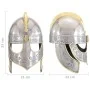 Réplica de casco Beowulf antiguo LARP acero plateado de vidaXL, Armas coleccionables - Ref: Foro24-286232, Precio: 71,03 €, D...