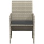 Sillas y mesita de jardín 3 piezas ratán sintético cojín gris de , Conjuntos de jardín - Ref: Foro24-365122, Precio: 189,46 €...