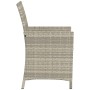 Sillas y mesita de jardín 3 piezas ratán sintético cojín gris de , Conjuntos de jardín - Ref: Foro24-365122, Precio: 189,46 €...