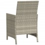 Sillas y mesita de jardín 3 piezas ratán sintético cojín gris de , Conjuntos de jardín - Ref: Foro24-365122, Precio: 189,46 €...