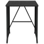 Mesita y sillas con cojines 3 piezas ratán sintético negro de , Conjuntos de jardín - Ref: Foro24-365117, Precio: 187,83 €, D...