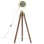 Lámpara de suelo con trípode madera maciza de mango 97 cm de vidaXL, Lámparas - Ref: Foro24-286109, Precio: 94,59 €, Descuent...