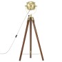 Lámpara de suelo con trípode madera maciza de mango 97 cm de vidaXL, Lámparas - Ref: Foro24-286109, Precio: 94,59 €, Descuent...