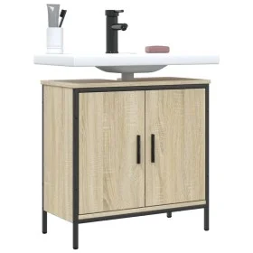 Armario lavabo baño madera ingeniería roble Sonoma 60x30x60 cm de , Tocadores - Ref: Foro24-842447, Precio: 70,93 €, Descuent...
