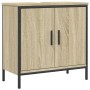 Armario lavabo baño madera ingeniería roble Sonoma 60x30x60 cm de , Tocadores - Ref: Foro24-842447, Precio: 72,47 €, Descuent...