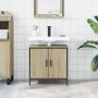 Armario lavabo baño madera ingeniería roble Sonoma 60x30x60 cm de , Tocadores - Ref: Foro24-842447, Precio: 72,47 €, Descuent...