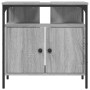 Armario lavabo baño madera ingeniería gris Sonoma 60x30x60 cm de , Tocadores - Ref: Foro24-842439, Precio: 61,90 €, Descuento: %