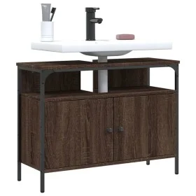 Armario lavabo baño madera ingeniería roble marrón 80x30x60 cm de , Tocadores - Ref: Foro24-842445, Precio: 57,20 €, Descuent...