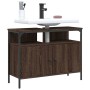 Armario lavabo baño madera ingeniería roble marrón 80x30x60 cm de , Tocadores - Ref: Foro24-842445, Precio: 57,93 €, Descuent...