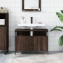 Armario lavabo baño madera ingeniería roble marrón 80x30x60 cm de , Tocadores - Ref: Foro24-842445, Precio: 57,93 €, Descuent...