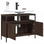 Armario lavabo baño madera ingeniería roble marrón 80x30x60 cm de , Tocadores - Ref: Foro24-842445, Precio: 57,93 €, Descuent...