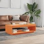 Mesa de centro madera maciza de pino marrón cera 110x50x33,5 cm de , Mesas de centro - Ref: Foro24-844135, Precio: 74,34 €, D...