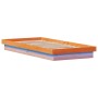 Estructura de cama LED madera maciza pino marrón cera 90x200 cm de , Camas y somieres - Ref: Foro24-844411, Precio: 108,02 €,...