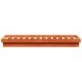 Estructura de cama LED madera maciza pino marrón cera 120x200cm de , Camas y somieres - Ref: Foro24-844413, Precio: 117,99 €,...