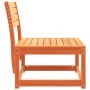 Sofá de jardín madera maciza de pino marrón cera de , Sofás de exterior - Ref: Foro24-844671, Precio: 64,92 €, Descuento: %
