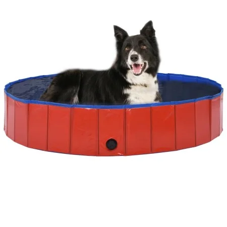 Piscina para perros plegable PVC rojo 160x30 cm de vidaXL, Productos para perros - Ref: Foro24-170824, Precio: 52,93 €, Descu...
