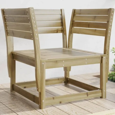 Silla de jardín madera impregnada de pino de , Sofás de exterior - Ref: Foro24-844678, Precio: 86,44 €, Descuento: %