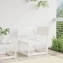 Sofá esquinero de jardín madera maciza pino blanco 73x73x78 cm de , Sofás de exterior - Ref: Foro24-844665, Precio: 80,25 €, ...