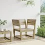 Silla de jardín madera impregnada de pino de , Sofás de exterior - Ref: Foro24-844678, Precio: 86,44 €, Descuento: %