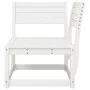 Sofá esquinero de jardín madera maciza pino blanco 73x73x78 cm de , Sofás de exterior - Ref: Foro24-844665, Precio: 80,25 €, ...