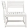 Sofá esquinero de jardín madera maciza pino blanco 73x73x78 cm de , Sofás de exterior - Ref: Foro24-844665, Precio: 80,25 €, ...