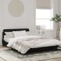Estructura de cama con cabecero de terciopelo negro 140x190 cm de , Camas y somieres - Ref: Foro24-373174, Precio: 147,16 €, ...