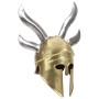 Réplica de casco de guerrero griego rol en vivo acero latón de vidaXL, Armas coleccionables - Ref: Foro24-286223, Precio: 87,...