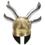 Réplica de casco de guerrero griego rol en vivo acero latón de vidaXL, Armas coleccionables - Ref: Foro24-286223, Precio: 87,...