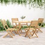 Sillas de jardín plegables 4 uds madera acacia 48,5x61,5x87 cm de , Sillas de jardín - Ref: Foro24-365740, Precio: 199,96 €, ...