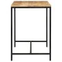 Dining table solid rough mango wood and iron 110x30x75cm by , Kitchen and dining tables - Ref: Foro24-372727, Price: 114,36 €...