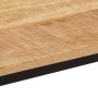Mesa de comedor madera maciza mango rugosa y hierro 110x30x75cm de , Mesas de cocina y de comedor - Ref: Foro24-372727, Preci...