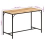 Mesa de comedor madera maciza mango rugosa y hierro 110x30x75cm de , Mesas de cocina y de comedor - Ref: Foro24-372727, Preci...