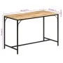 Mesa de comedor madera maciza mango rugosa y hierro 110x30x75cm de , Mesas de cocina y de comedor - Ref: Foro24-372727, Preci...