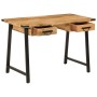 Escritorio con cajones madera mango maciza y hierro 105x55x70cm de , Sillas de oficina - Ref: Foro24-372733, Precio: 224,38 €...