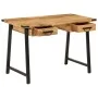 Escritorio con cajones madera mango maciza y hierro 105x55x70cm de , Sillas de oficina - Ref: Foro24-372733, Precio: 222,16 €...