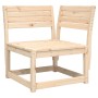 Sofá esquinero de jardín con cojines madera de pino 73x73x78 cm de , Sofás de exterior - Ref: Foro24-844684, Precio: 86,24 €,...