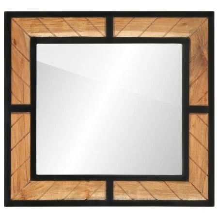 Espejo de baño de madera maciza de acacia 60x1x55 cm de , Muebles de baño - Ref: Foro24-372750, Precio: 54,46 €, Descuento: %