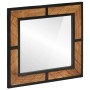 Espejo de baño de madera maciza de acacia 60x1x55 cm de , Muebles de baño - Ref: Foro24-372750, Precio: 55,04 €, Descuento: %