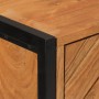 Mueble de baño madera maciza de acacia y hierro 40x30x100 cm de , Muebles de baño - Ref: Foro24-372746, Precio: 275,20 €, Des...