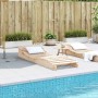 Tumbona de madera maciza de pino 205x70x31,5 cm de , Tumbonas - Ref: Foro24-832580, Precio: 95,72 €, Descuento: %
