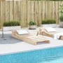 Tumbona de madera maciza de pino 205x70x31,5 cm de , Tumbonas - Ref: Foro24-832580, Precio: 94,79 €, Descuento: %