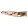 Tumbona de madera maciza de pino 205x70x31,5 cm de , Tumbonas - Ref: Foro24-832580, Precio: 94,79 €, Descuento: %